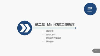 蓝白企业管理咨询公司介绍PPT课件下载指南 | 企业管理信息咨询宝藏